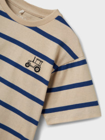 NAME IT Traktor T-shirt Lavon Peyote Sodalite Blue